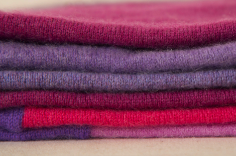 Turtle Doves stack of neck warmers